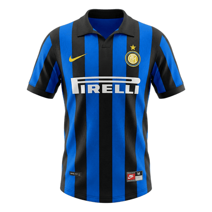 Maillot de foot domicile rétro Inter Milan 1998/99 pour homme