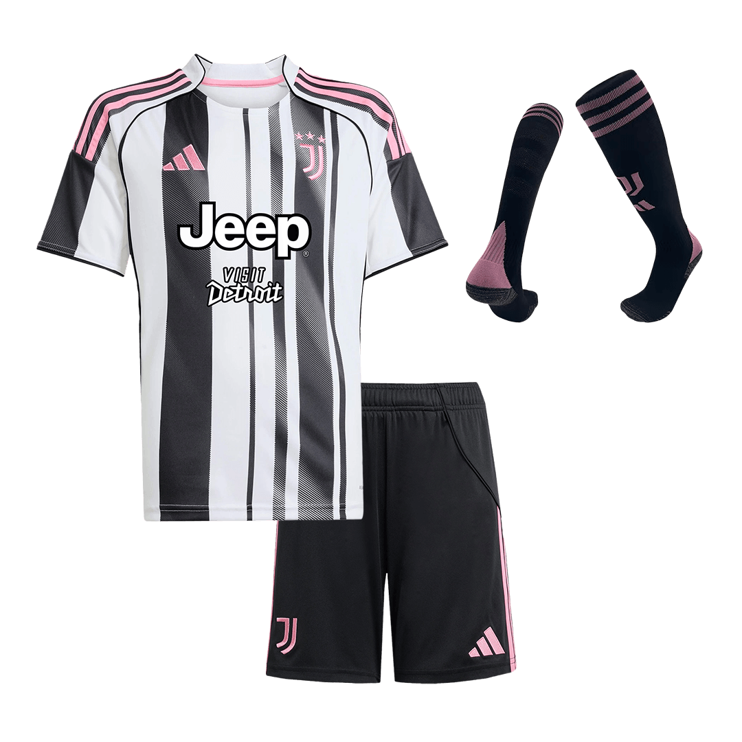 Ensemble complet maillot de foot domicile enfant Juventus 2025/26