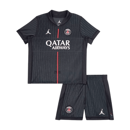 Ensemble maillot de football quatrième extérieur PSG 2025/26 pour enfant