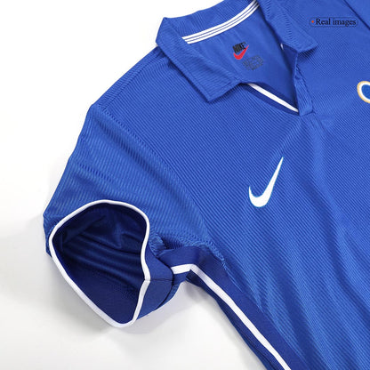 Maillot de football rétro domicile Italie Coupe du Monde 1998 pour hommes