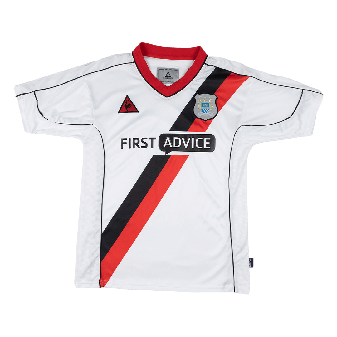 Maillot de Foot Rétro Extérieur Manchester City 2002/03 Homme