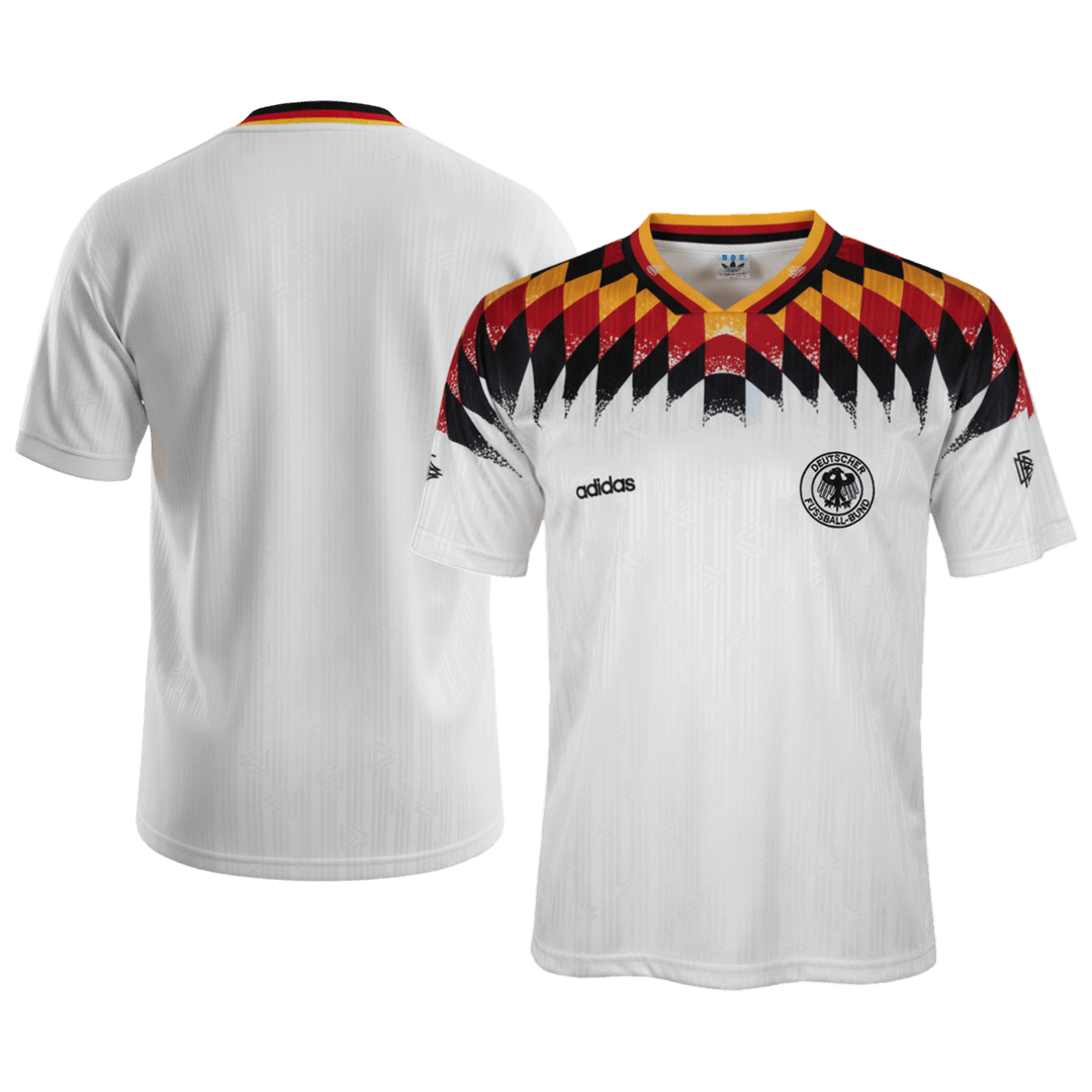 Maillot de football rétro domicile homme Allemagne 1994