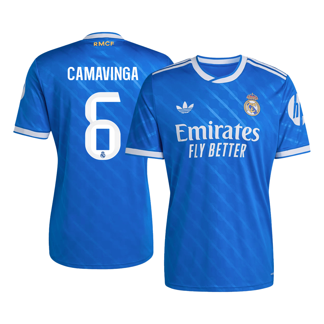 Maillot de Foot CAMAVINGA #6 Homme Real Madrid Extérieur 2025/26
