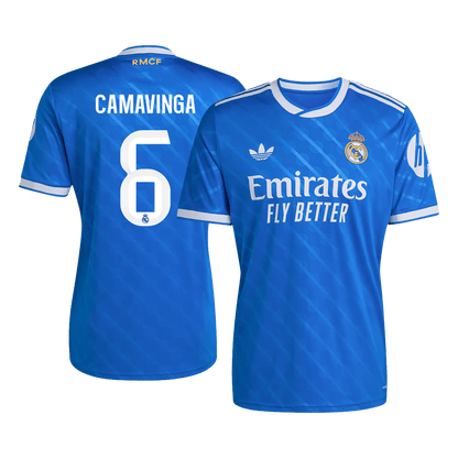 Maillot de Foot CAMAVINGA #6 Homme Real Madrid Extérieur 2025/26