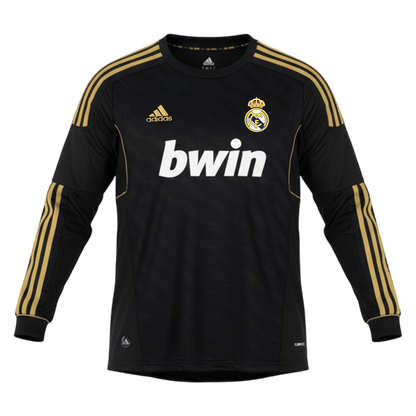 Maillot de foot rétro homme Real Madrid 2011/12 extérieur manches longues