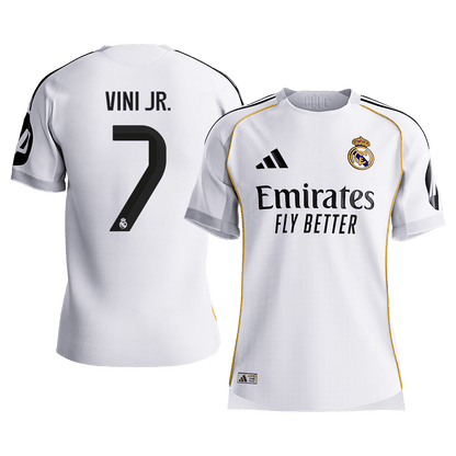 Maillot de Foot Domicile Homme VINI JR. #7 Real Madrid 2025/26 - Version Joueur - Coupe Slim [PREMIUM]