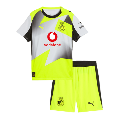 Ensemble Maillot Extérieur Borussia Dortmund 2025/26 pour Enfant