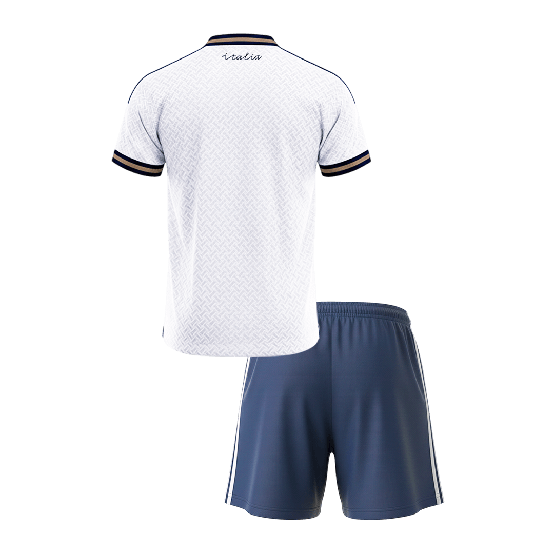 Kit Maillot de Foot Extérieur Enfant Italie Coupe du Monde 2026
