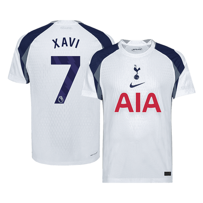 Maillot de Foot Domicile Tottenham Hotspur 2025/26 XAVI #7 pour Homme - Version Joueur - Coupe Ajustée