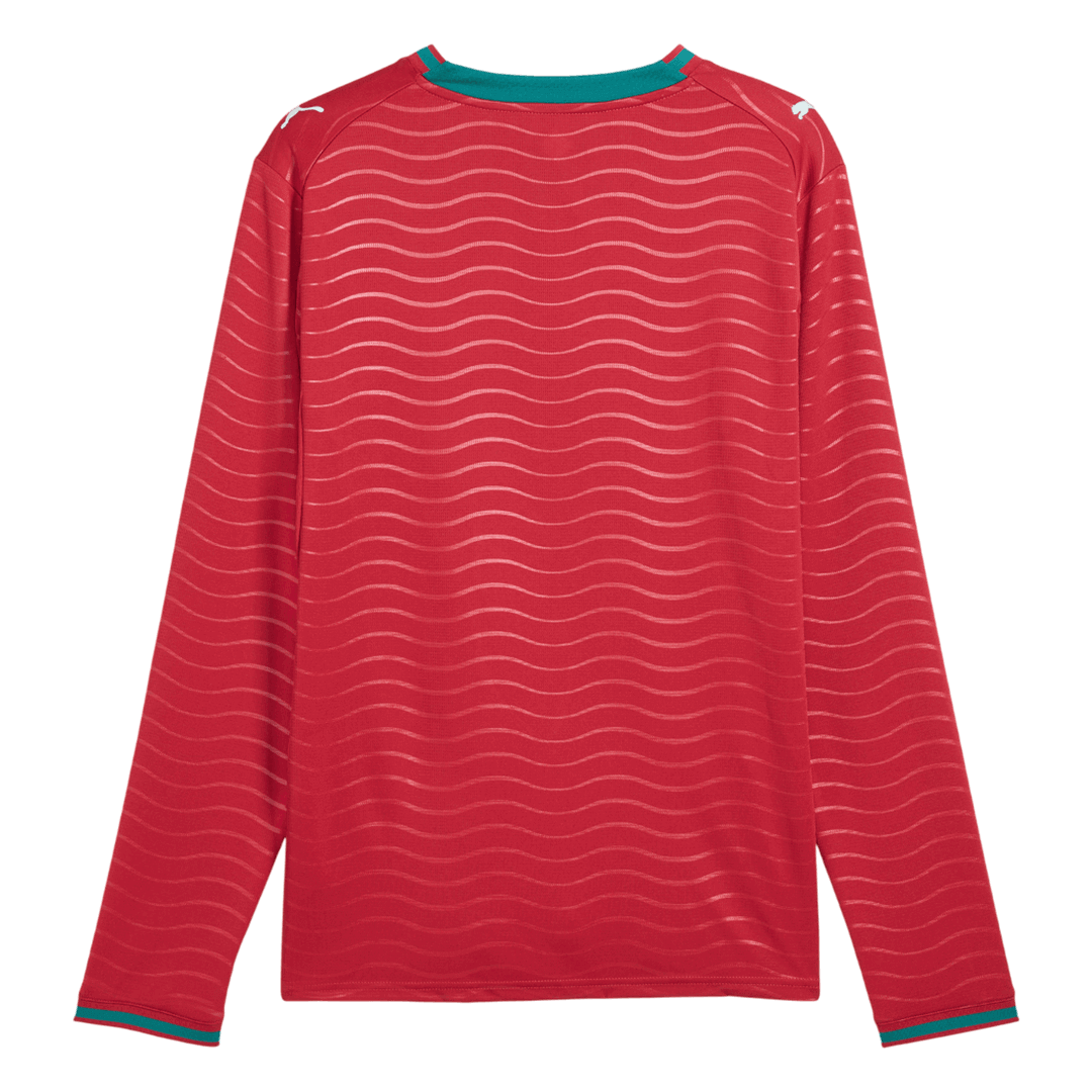 Maillot de football domicile à manches longues Portugal Coupe du Monde 2026 pour homme
