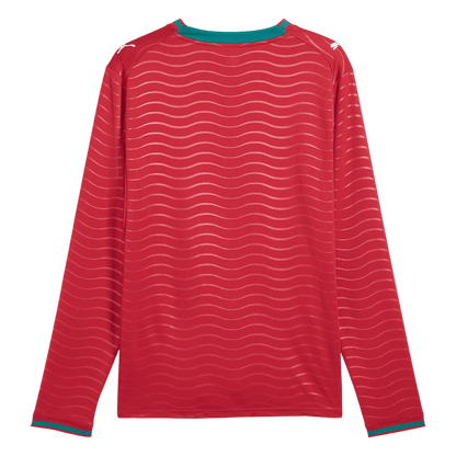 Maillot de football domicile à manches longues Portugal Coupe du Monde 2026 pour homme