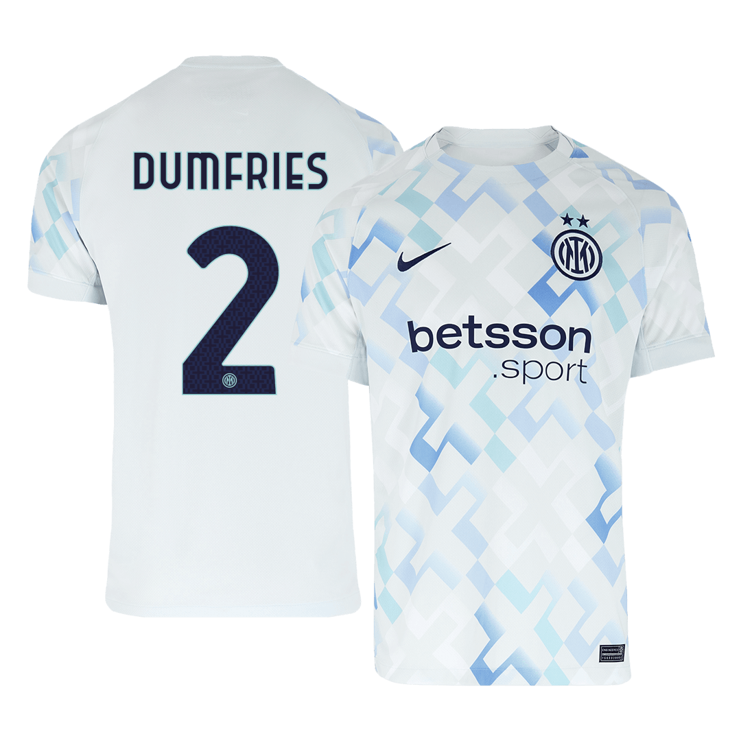 DUMFRIES #2 Maillot de Foot Inter Milan Extérieur 2025/26 Homme
