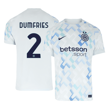 DUMFRIES #2 Maillot de Foot Inter Milan Extérieur 2025/26 Homme
