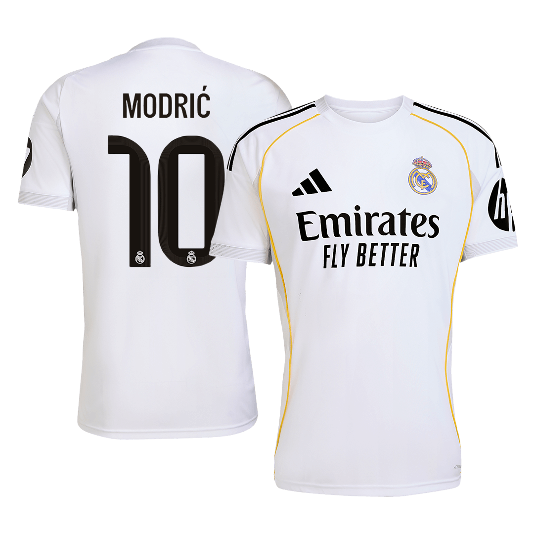 Maillot de foot domicile Real Madrid 2025/26 Homme MODRIĆ #10 [PREMIUM]