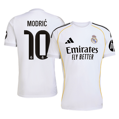 Maillot de foot domicile Real Madrid 2025/26 Homme MODRIĆ #10 [PREMIUM]