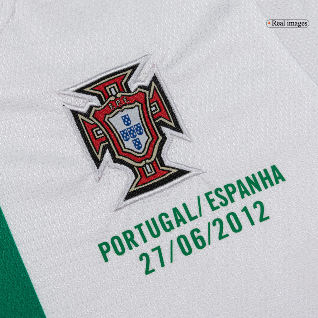 Maillot de foot rétro homme Portugal 2012 extérieur manches longues
