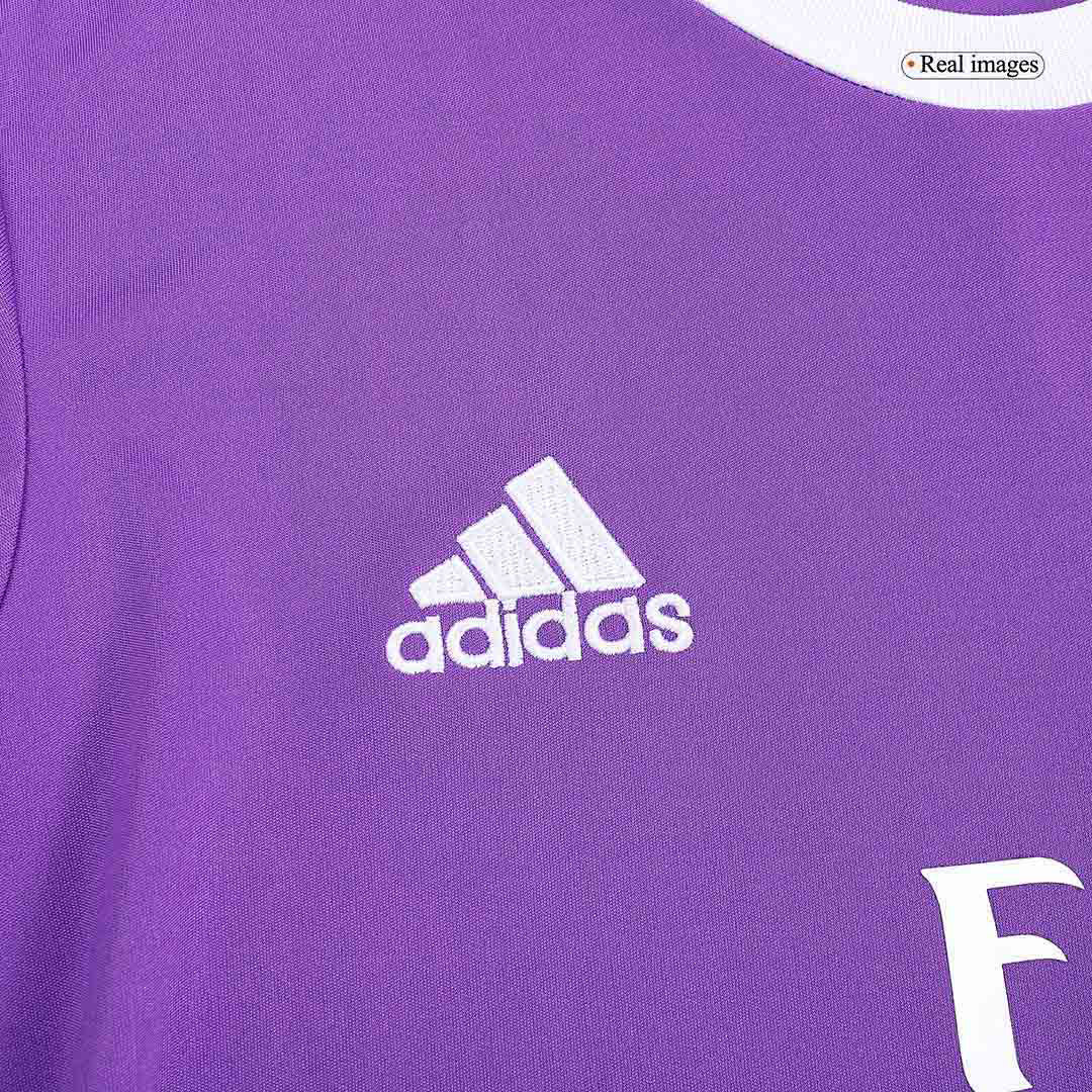 Maillot de football rétro Real Madrid 2016/17 extérieur manches longues pour homme