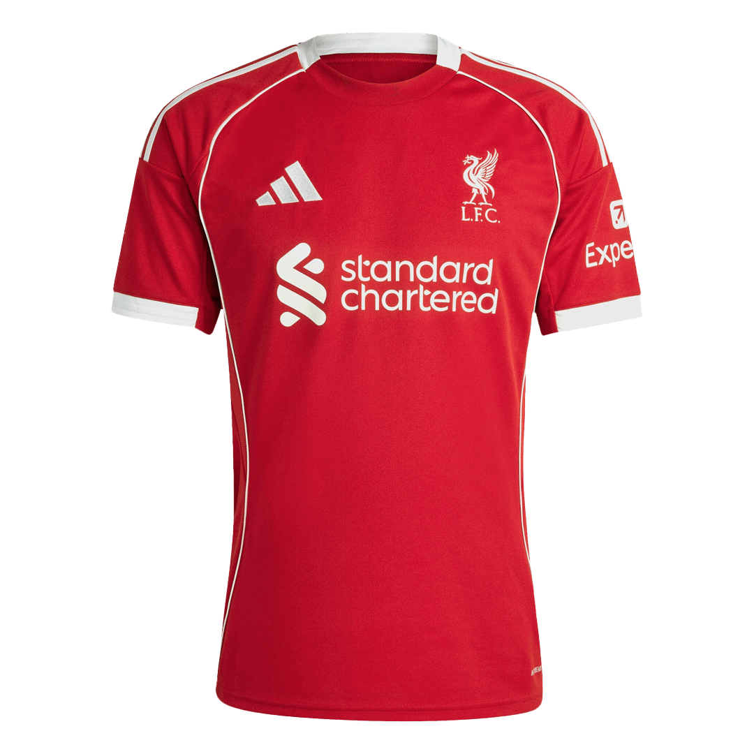 VIRGIL #4 Men's Liverpool 2025/26 Home Soccer Jersey