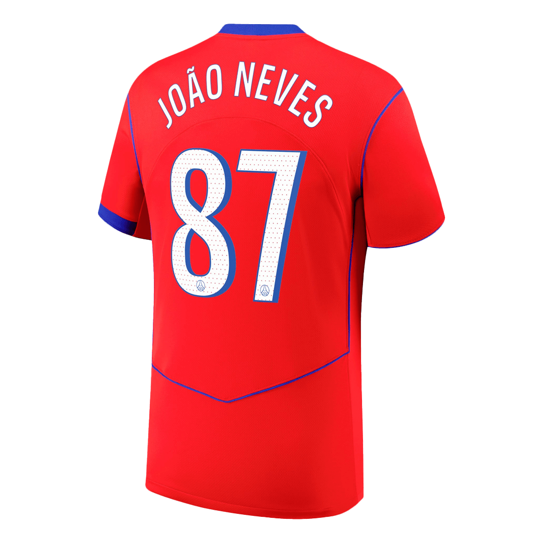 Maillot de football extérieur third JOÃO NEVES #87 Homme PSG 2025/26