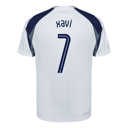 Maillot de football domicile XAVI #7 pour homme Tottenham Hotspur LDC 2025/26 version joueur - Coupe ajustée