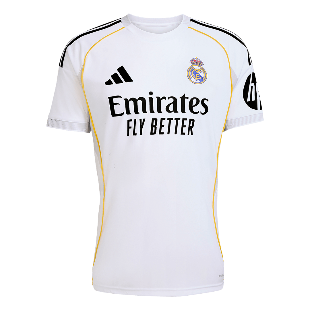 Maillot de football domicile Real Madrid 2025/26 pour homme [PREMIUM]