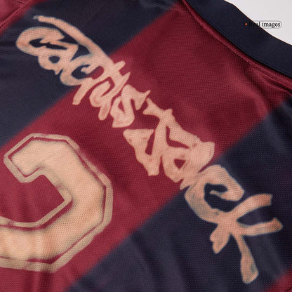 Maillot de foot domicile rétro FC Barcelone homme 2000/01