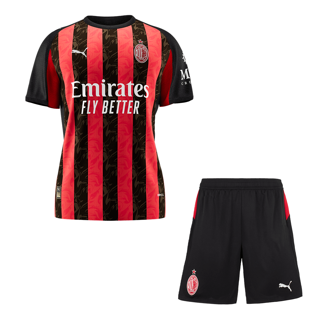 Maillot de football domicile AC Milan 2025/26 pour homme [PREMIUM]