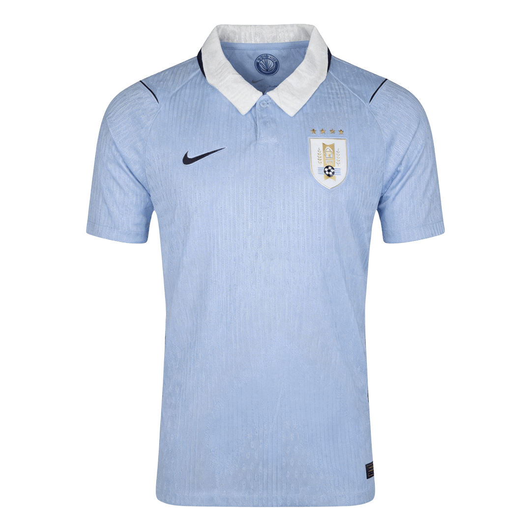 Maillot de Foot Domicile Uruguay Coupe du Monde 2026 Homme - Version Joueur - Coupe Ajustée