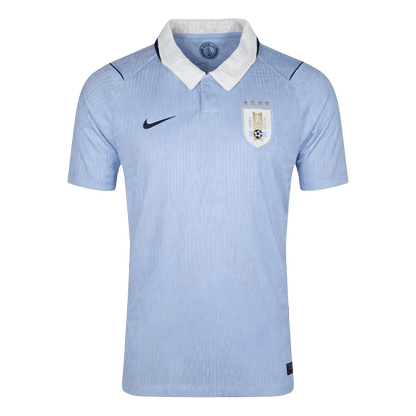 Maillot de Foot Domicile Uruguay Coupe du Monde 2026 Homme - Version Joueur - Coupe Ajustée