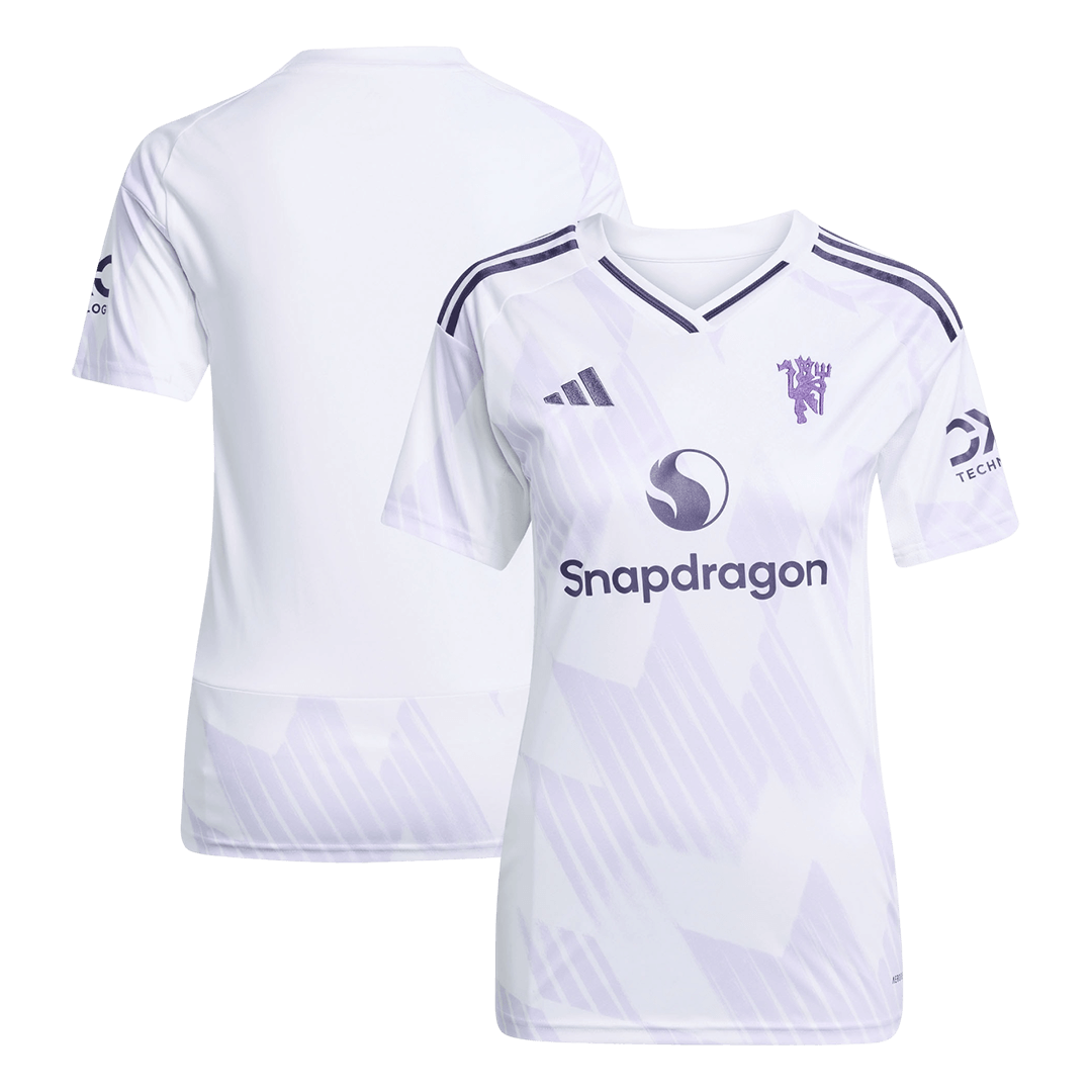 Maillot de foot extérieur Manchester United Femme 2025/26