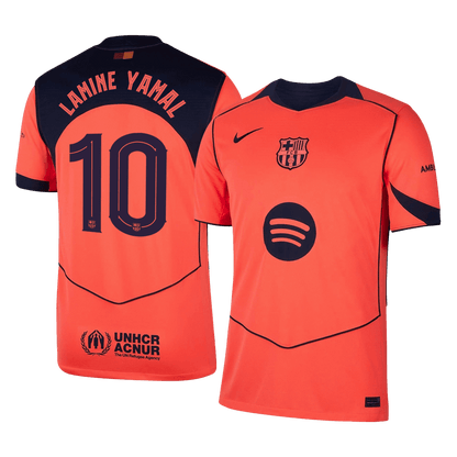 Maillot de Foot Homme Lamine Yamal #10 Barcelone UCL Troisième Extérieur 2025/26