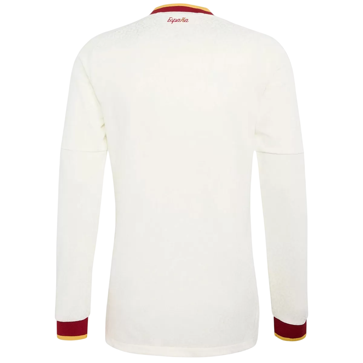 Maillot de football manches longues extérieur Espagne Coupe du Monde 2026 Homme