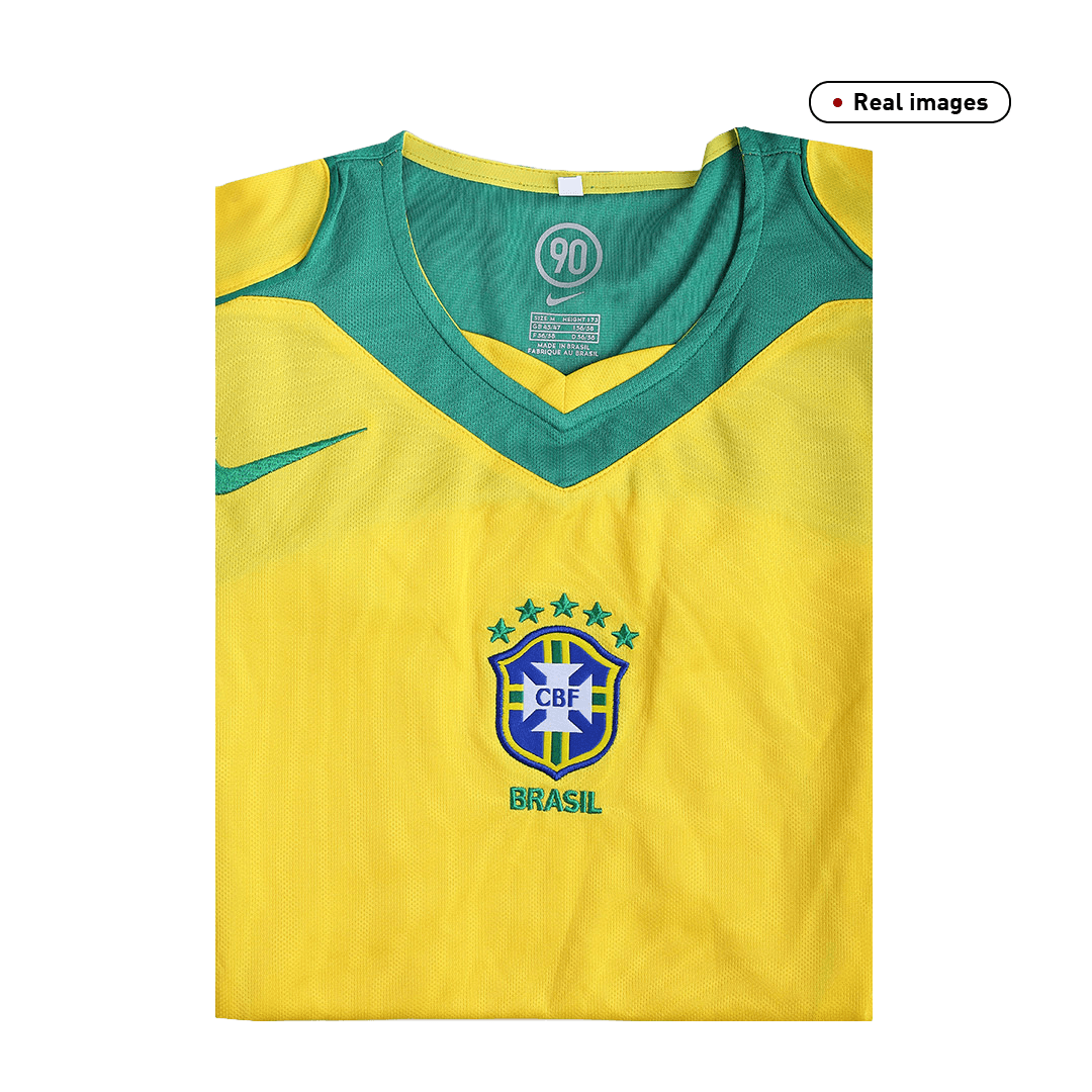 Maillot de football rétro domicile homme Brésil 2004