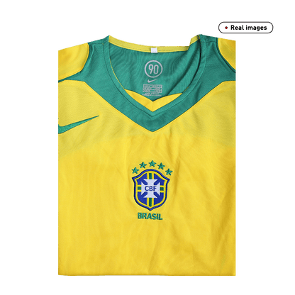 Maillot de football rétro domicile homme Brésil 2004