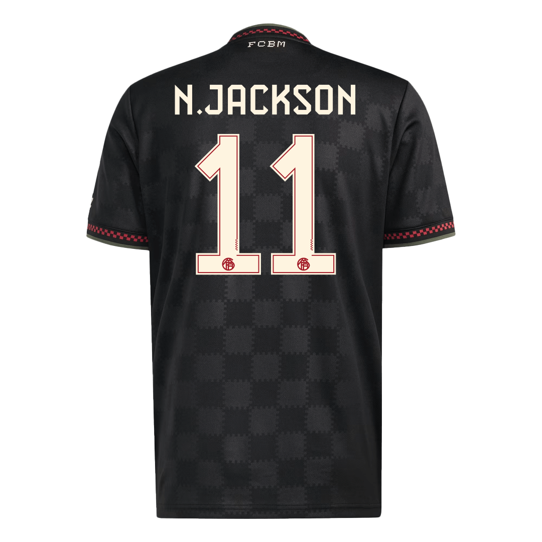 Maillot de foot N.JACKSON #11 Homme Bayern Munich Troisième Extérieur 2025/26
