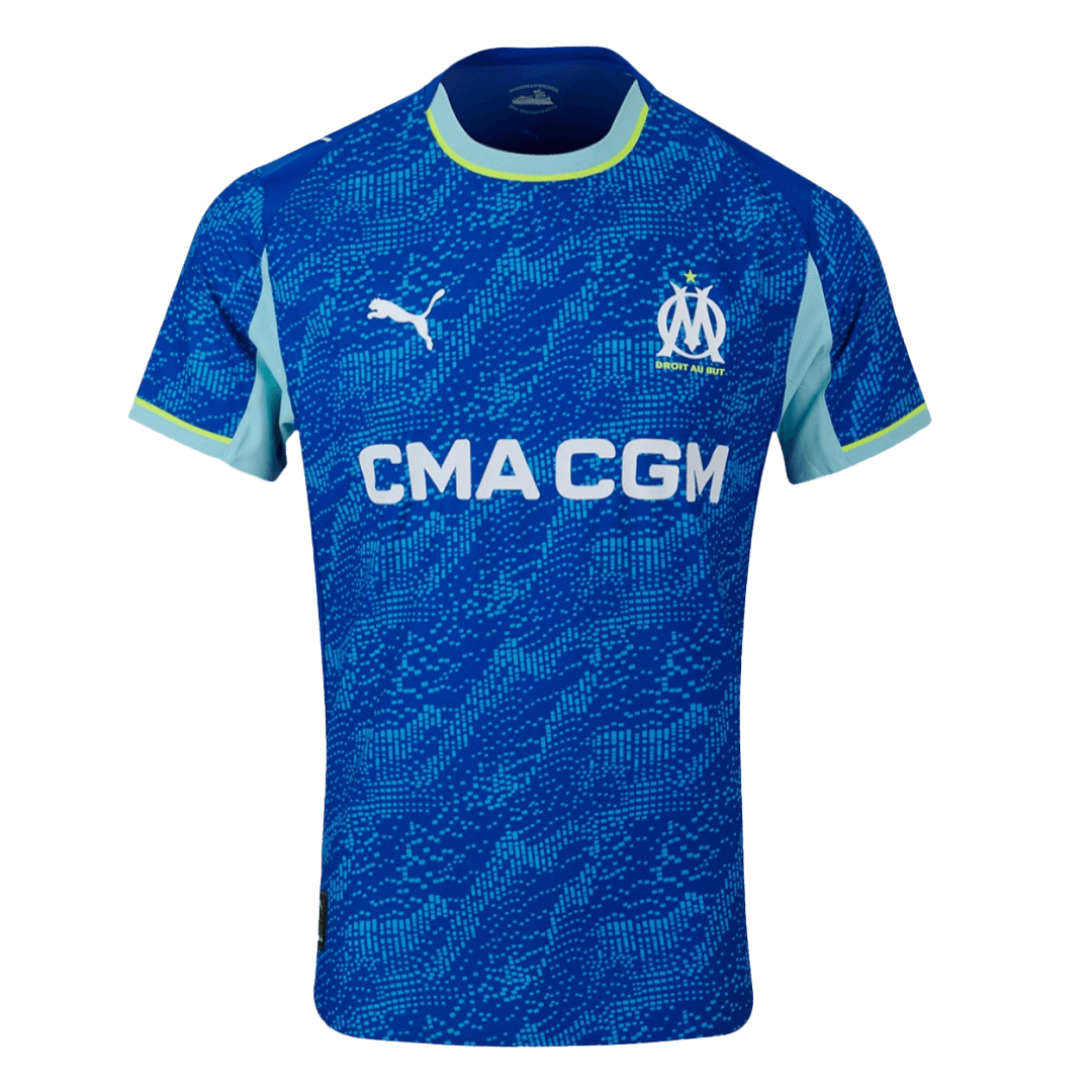 Maillot de Foot Extérieur Troisième Version Joueur Homme OM 2025/26 - Coupe Slim