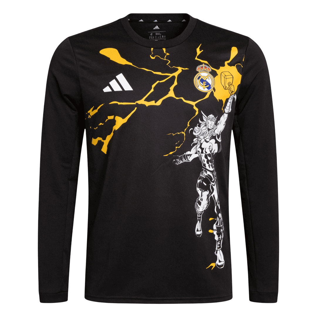 Maillot de football à manches longues Real Madrid 2025/26 pour homme