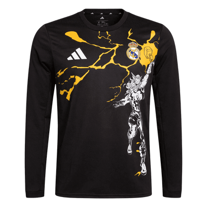 Maillot de football à manches longues Real Madrid 2025/26 pour homme