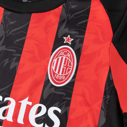 Maillot de Foot Domicile AC Milan 2025/26 Enfant