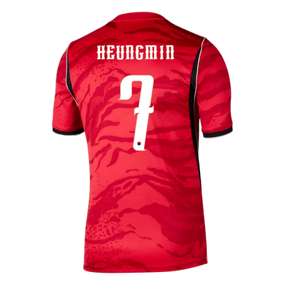 Maillot de football domicile Corée du Sud Coupe du Monde 2026 Homme HEUNGMIN #7