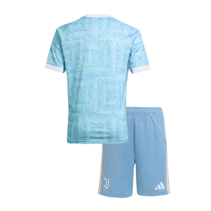 Kit Maillot Extérieur de Football Juventus Enfant 2025/26