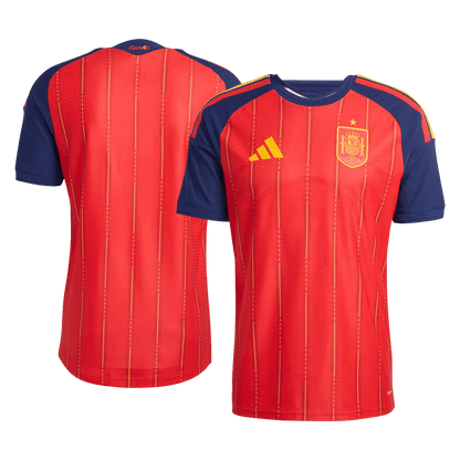 Maillot de football domicile Espagne Coupe du Monde 2026 pour homme - Version joueur - Coupe ajustée