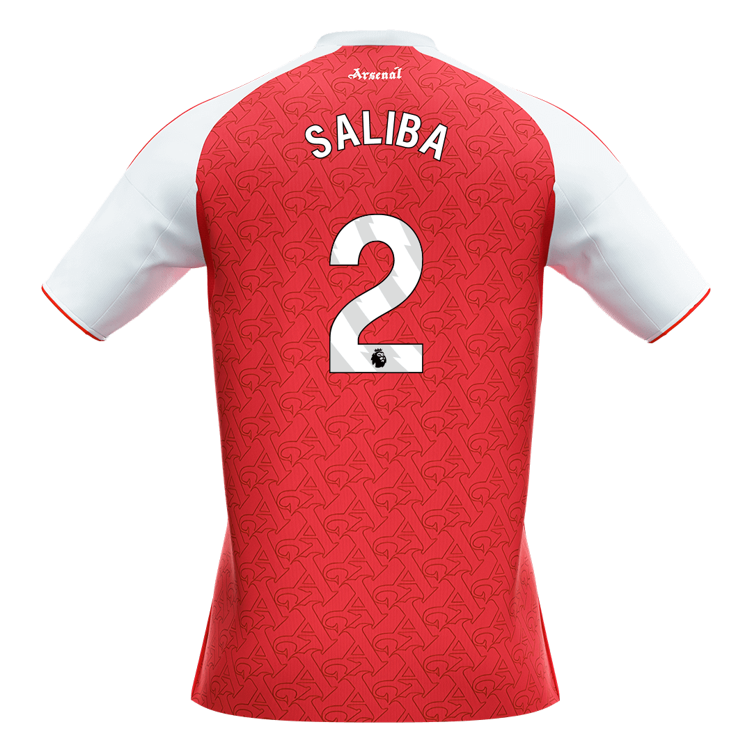 Maillot de foot domicile Arsenal 2025/26 SALIBA #2 Homme [PREMIUM]