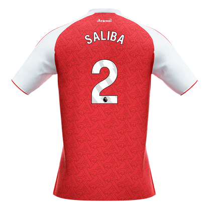Maillot de foot domicile Arsenal 2025/26 SALIBA #2 Homme [PREMIUM]