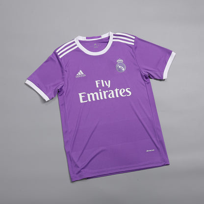 Maillot de foot extérieur rétro Real Madrid 2016/17 pour homme