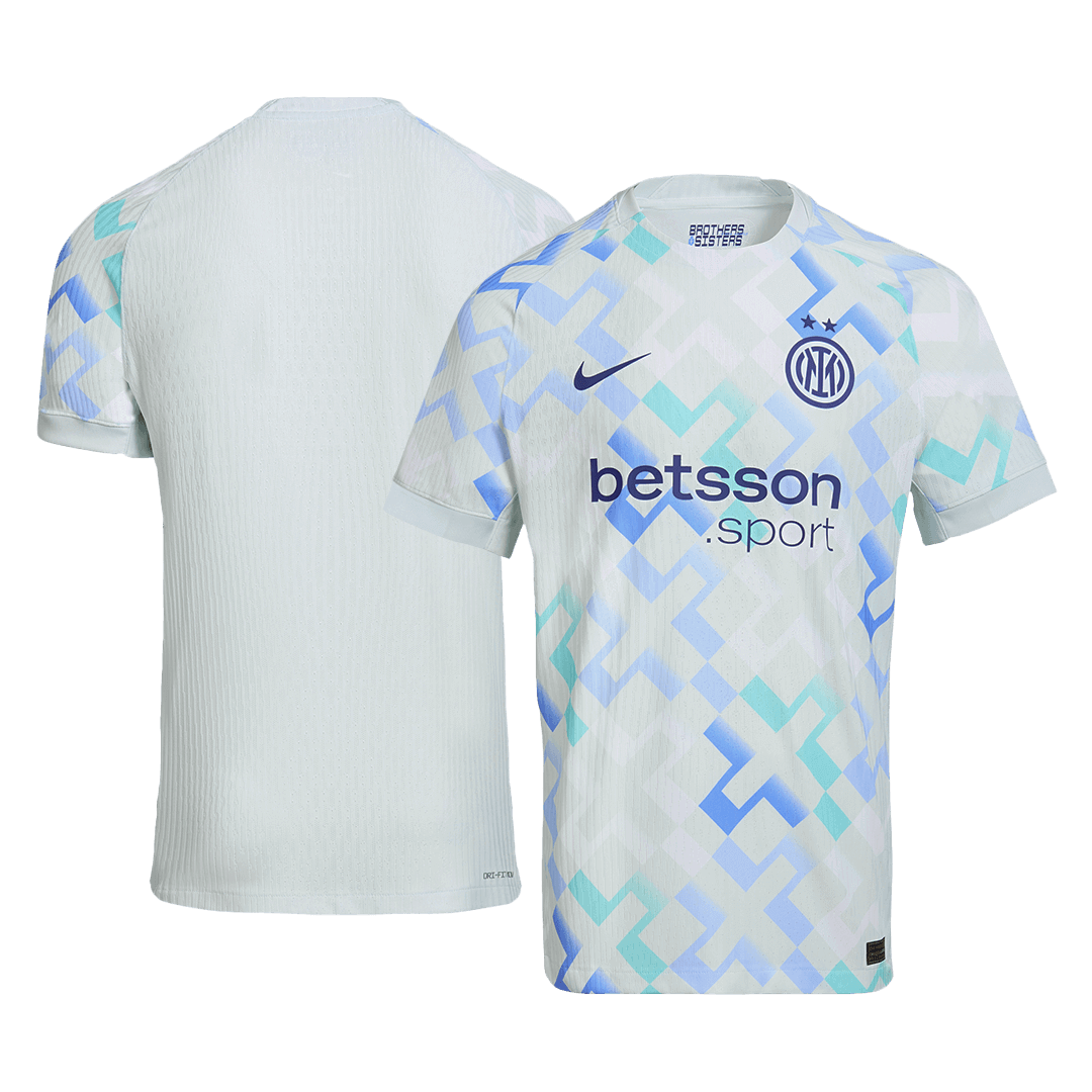 Maillot de foot extérieur Inter Milan 2025/26 pour homme – Version joueur – Coupe ajustée