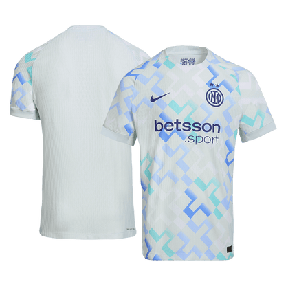 Maillot de foot extérieur Inter Milan 2025/26 pour homme – Version joueur – Coupe ajustée