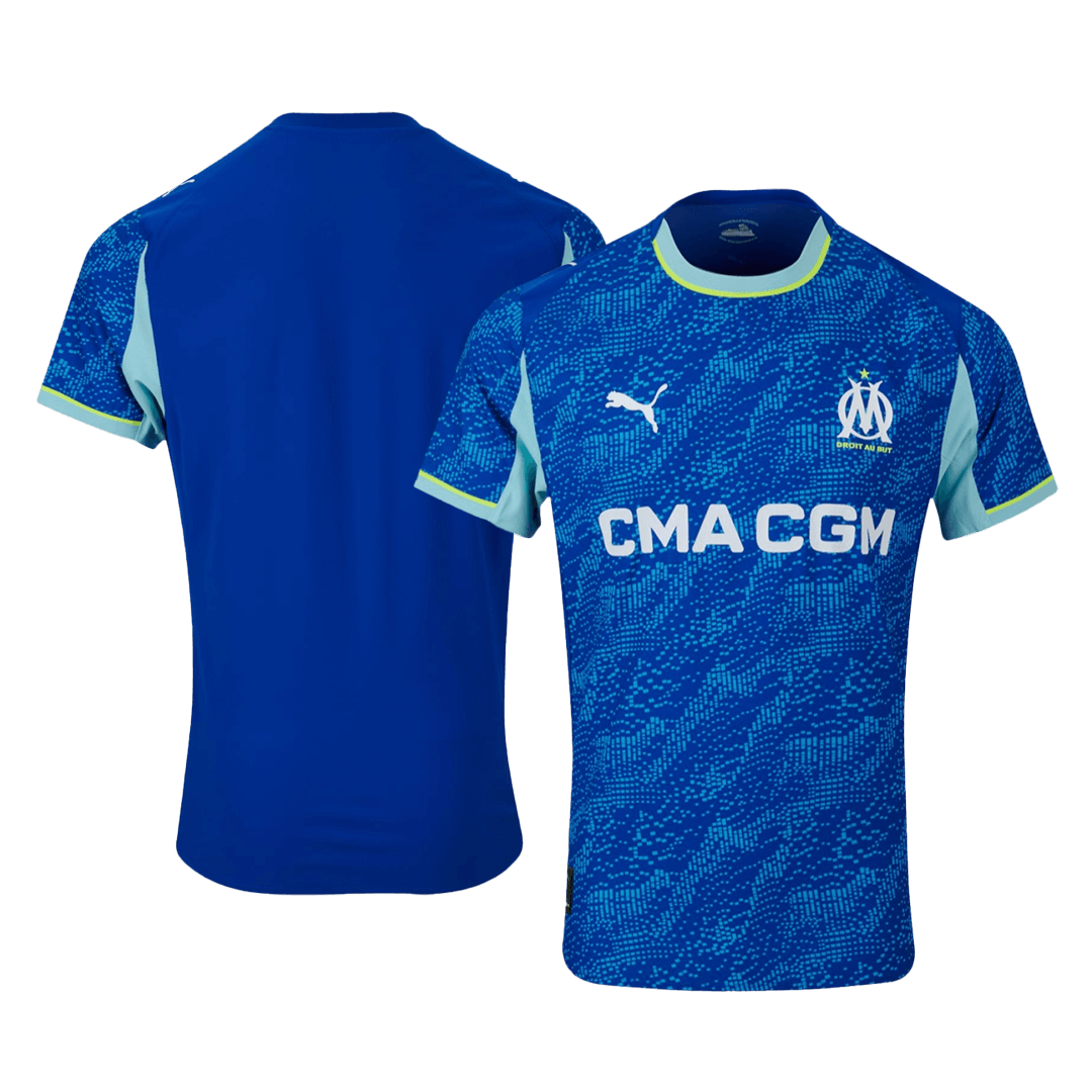 Maillot de Foot Extérieur Troisième Version Joueur Homme OM 2025/26 - Coupe Slim