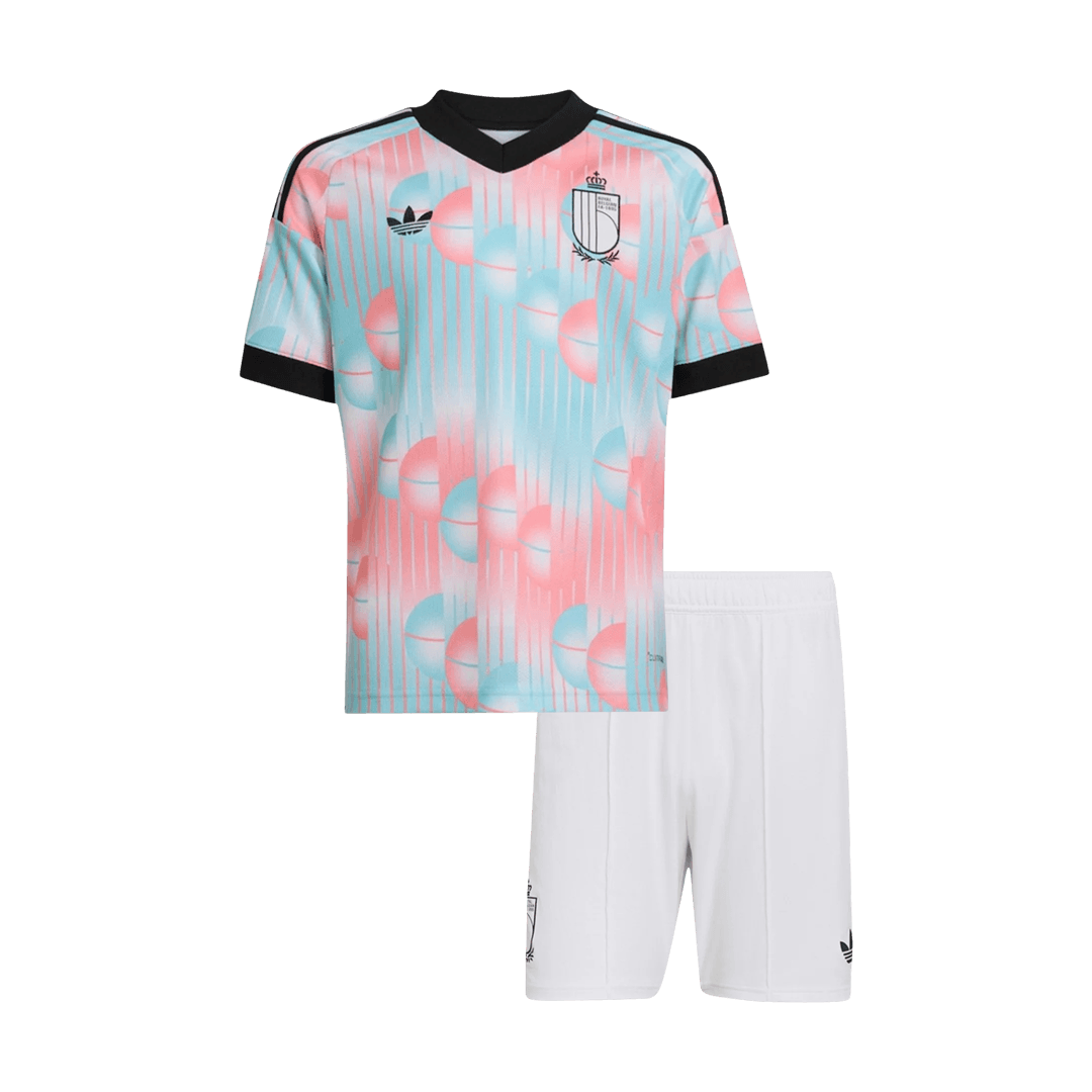 Ensemble maillot et short de foot extérieur Belgique Coupe du Monde 2026 pour enfant