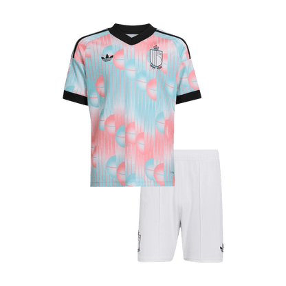Ensemble maillot et short de foot extérieur Belgique Coupe du Monde 2026 pour enfant